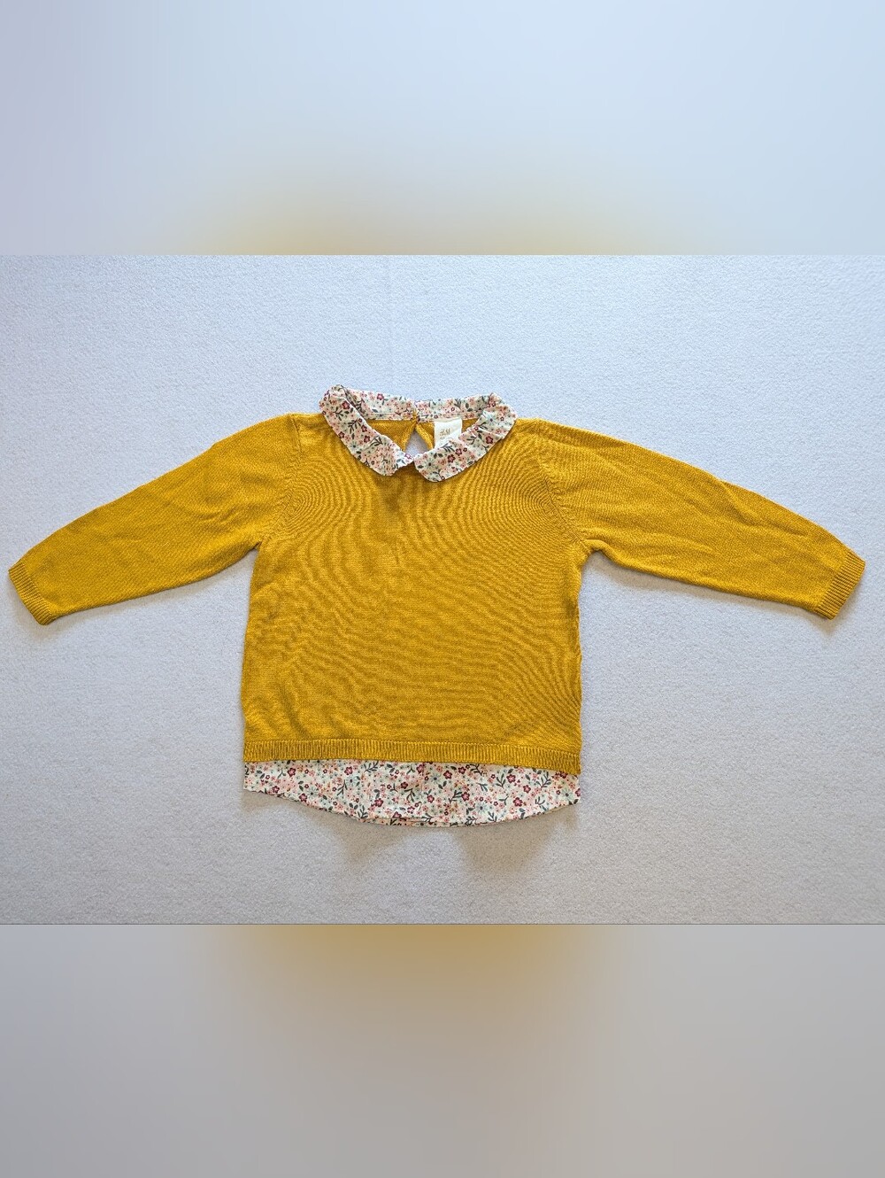 NWT Floral H&M Collared Sweater